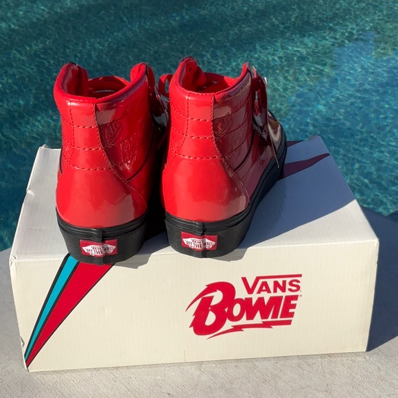 Vans x David Bowie Ziggy Stardust Sk8-Hi Platform 2s Size 9.5 - Picture 3 of 16